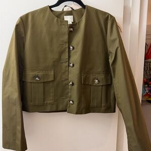 H&M dark green Jacket